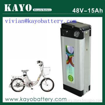 LiFePO4 Electric Bike Battery 48V 15Ah with Charger, PCB and BMS